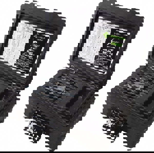 Drill Bit Set: Step Drill Bits, 3 Pc, 60 &deg;, Cobalt