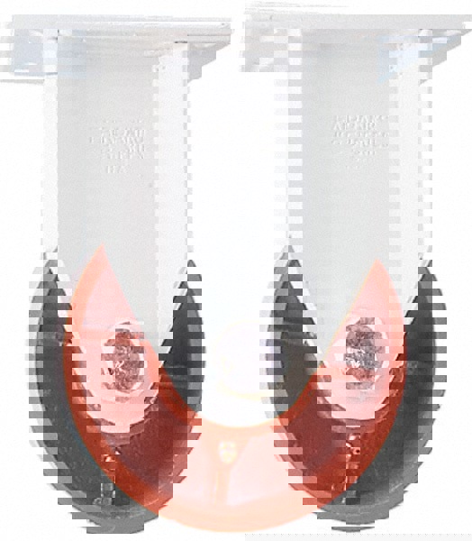 Rigid Top Plate Caster: Ductile Iron, 8