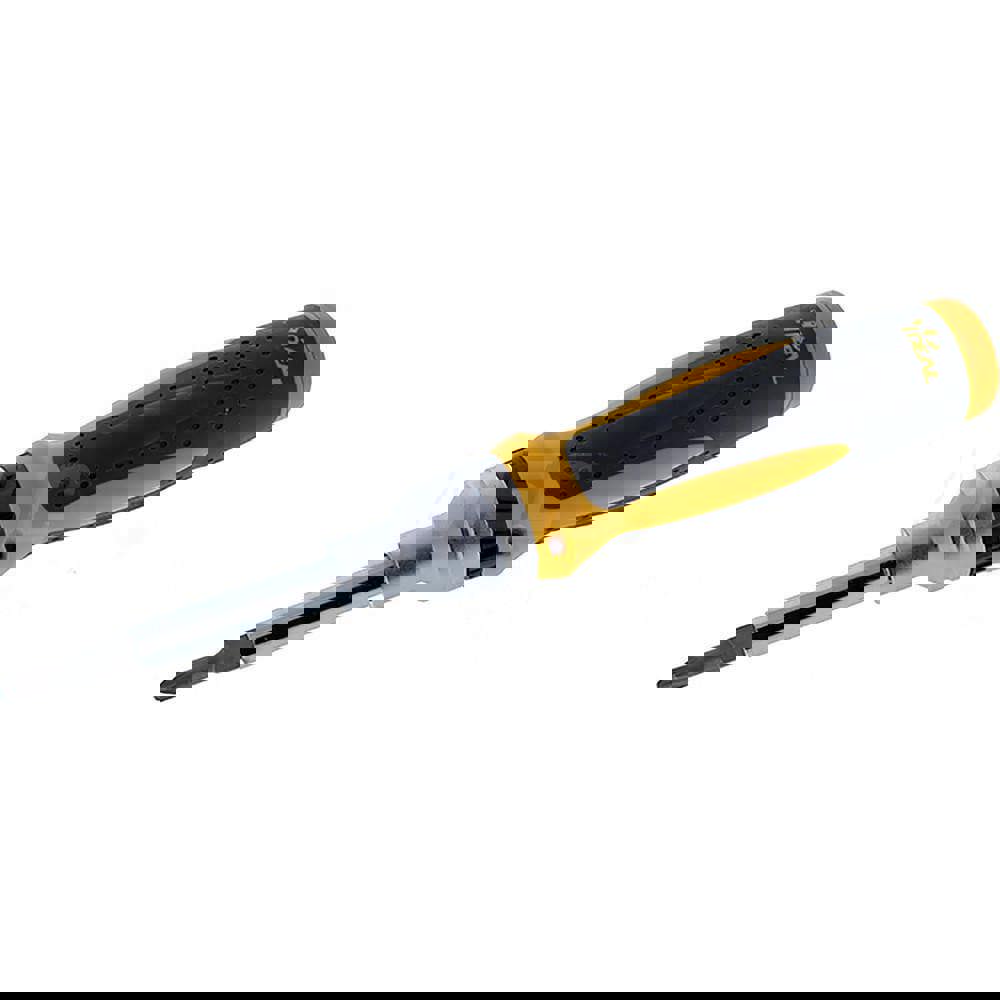 Bit Screwdrivers; Tip Type: Phillips; Slotted ; Phillips Point Size: #1 - #2 ; Slotted Point Size: 0.25 in; 0.1875 in ; Includes: 1/4 in & 3/16 in Slotted, #1 & #2 Phillips, 1/4 in, 5/16 in & 7/16 in Nut Driver ; Number Of Pieces: 4