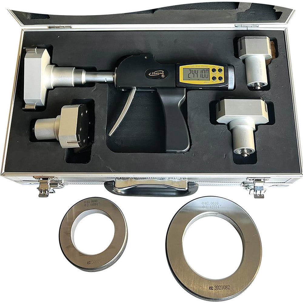Electronic Bore Gages; Maximum Measurement (Decimal Inch): 2.0000 ; Maximum Measurement (mm): 50.000 ; Minimum Measurement (Decimal Inch): 0.8000 ; Minimum Measurement (mm): 20.000 ; Accuracy (Decimal Inch): 0.000200 ; Pistol Grip: Yes