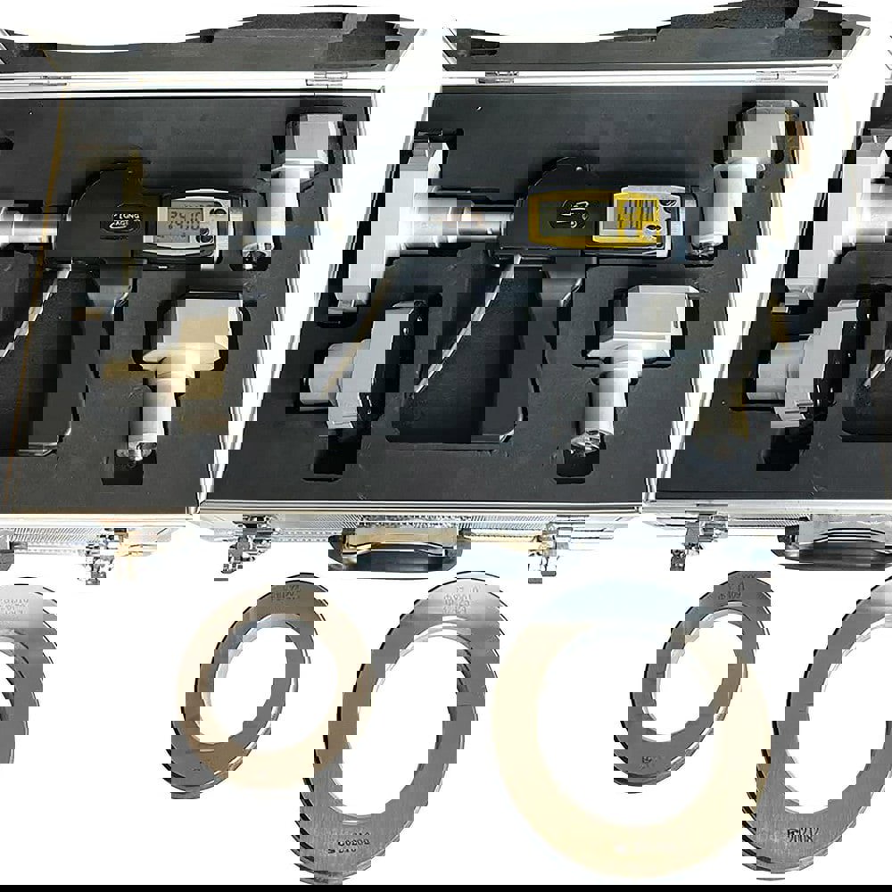 Electronic Bore Gages; Maximum Measurement (Decimal Inch): 4.0000 ; Maximum Measurement (mm): 100.000 ; Minimum Measurement (mm): 50.000 ; Accuracy (Decimal Inch): 0.000200 ; Pistol Grip: Yes ; Gage Depth (Decimal Inch): 6