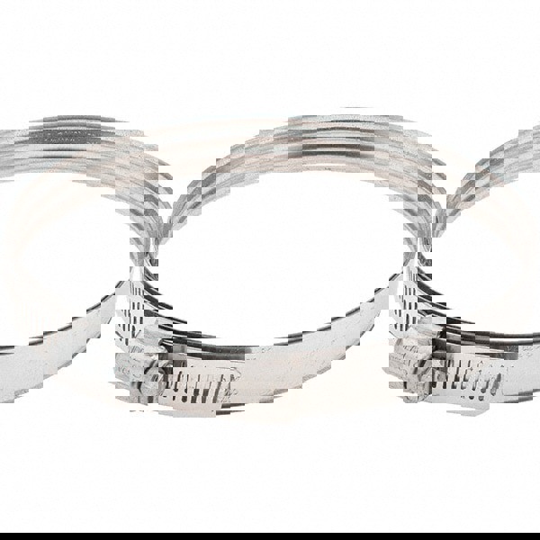 Worm Gear Clamp: SAE 80, Stainless Steel Band