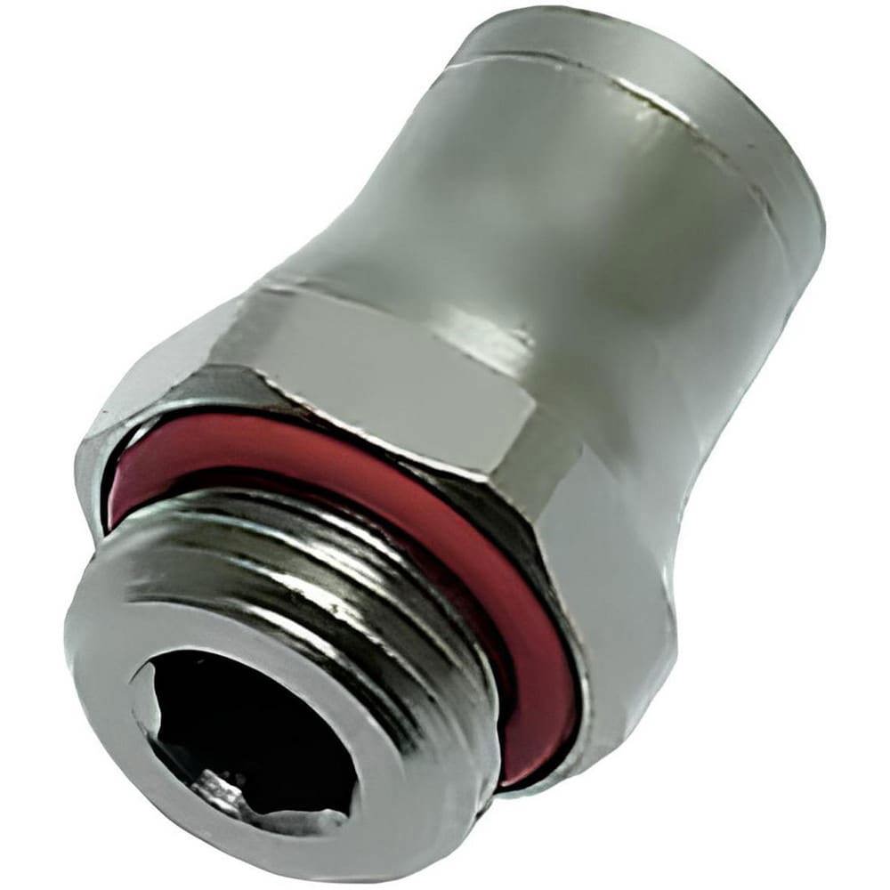Push-To-Connect Tube to Metric Thread Tube Fitting: M5 x 0.8 Thread