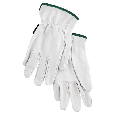 Work Gloves: Memphis 3601, Size Medium, Goatskin Leather Lined, Goatskin Leather, General Purpose