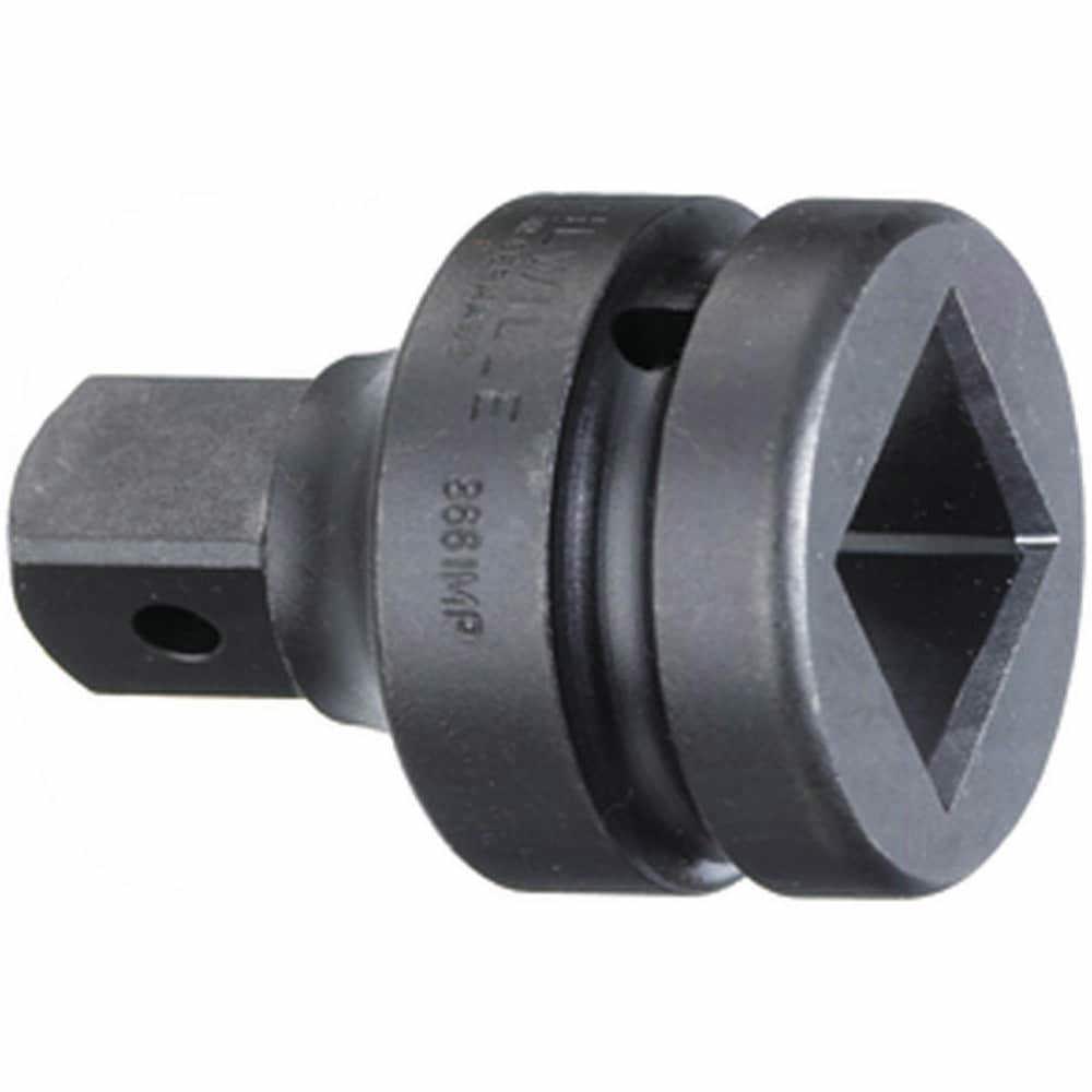 Socket Adapters & Universal Joints; Adapter Type: Impact ; Male Size: 3/4 ; Female Size: 1 ; Male Drive Style: Square ; Overall Length (Inch): 2-3/4in ; Female Drive Style: Square