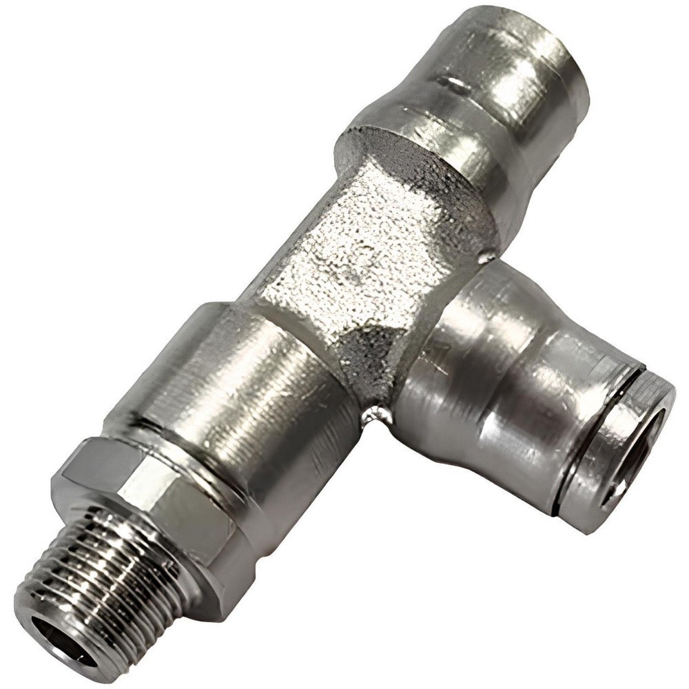 Push-To-Connect Tube to Male & Tube to Male BSPT Tube Fitting: 1/8