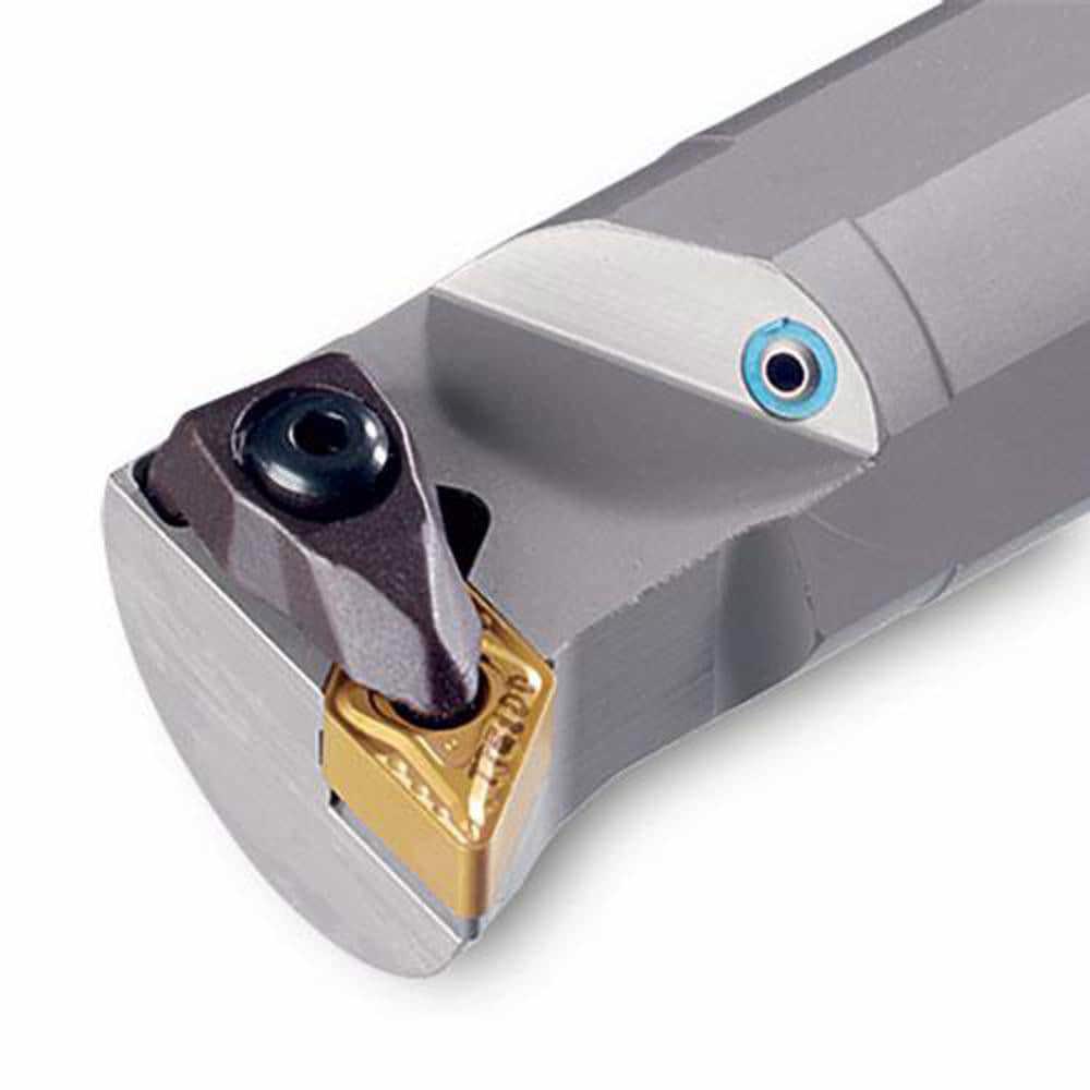 Indexable Boring Bars; Minimum Bore Diameter (Decimal Inch): 1.5000 ; Minimum Bore Diameter (Inch): 1-1/2 ; Maximum Bore Depth (Decimal Inch): 4.0000 ; Maximum Bore Depth (Inch): 4 ; Toolholder Style: TDUNR ; Tool Material: Steel
