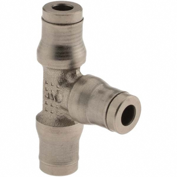 Push-To-Connect Tube to Tube Tube Fitting: Union Tee, 5/32