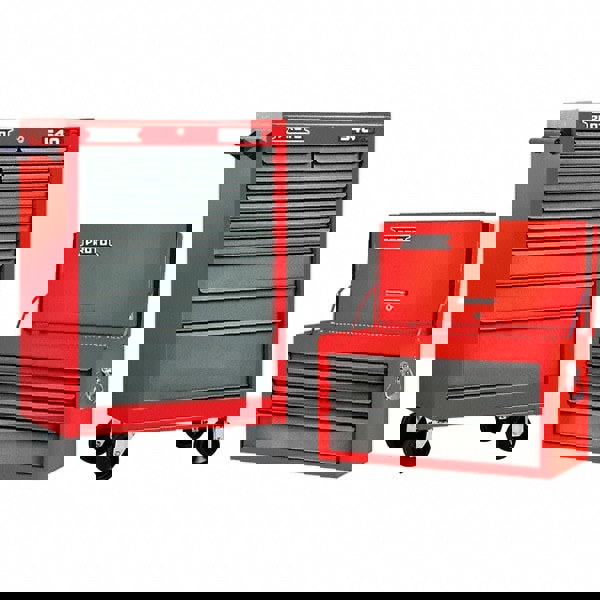 Steel Tool Roller Cabinet: 11 Drawers