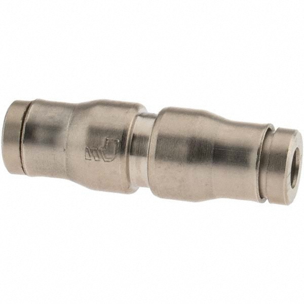 Push-To-Connect Tube to Tube Tube Fitting: Union, Straight, 5/32