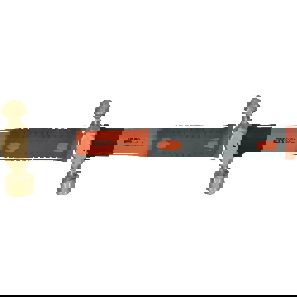 Ball Pein & Cross Pein Hammers; Hammer Type: Ball Pein ; Handle Material: Fiberglass with Rubber Grip ; Overall Length Range: 12 to 17.9 in ; Fractional Face Diameter: 1-34/64 (Inch); Head Material: Aluminum Bronze ; Handle Length (Decimal Inch): 11-52/64