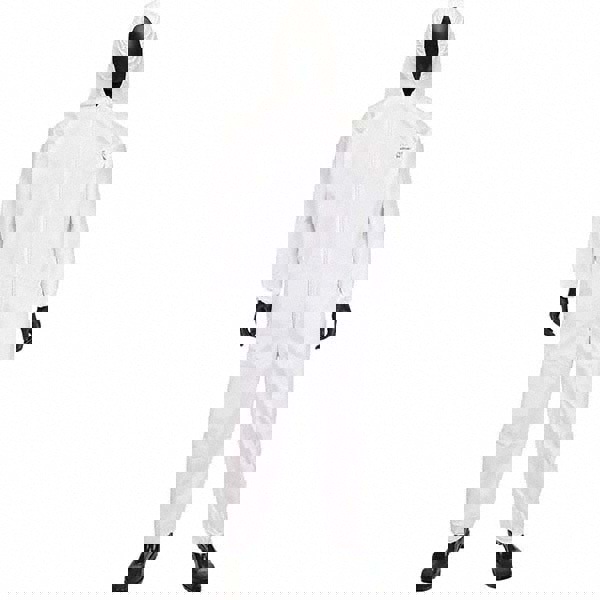 Disposable Coveralls: Liquid Protection, Size Large, 1.7100 oz, PosiWear BA, Zipper Closure