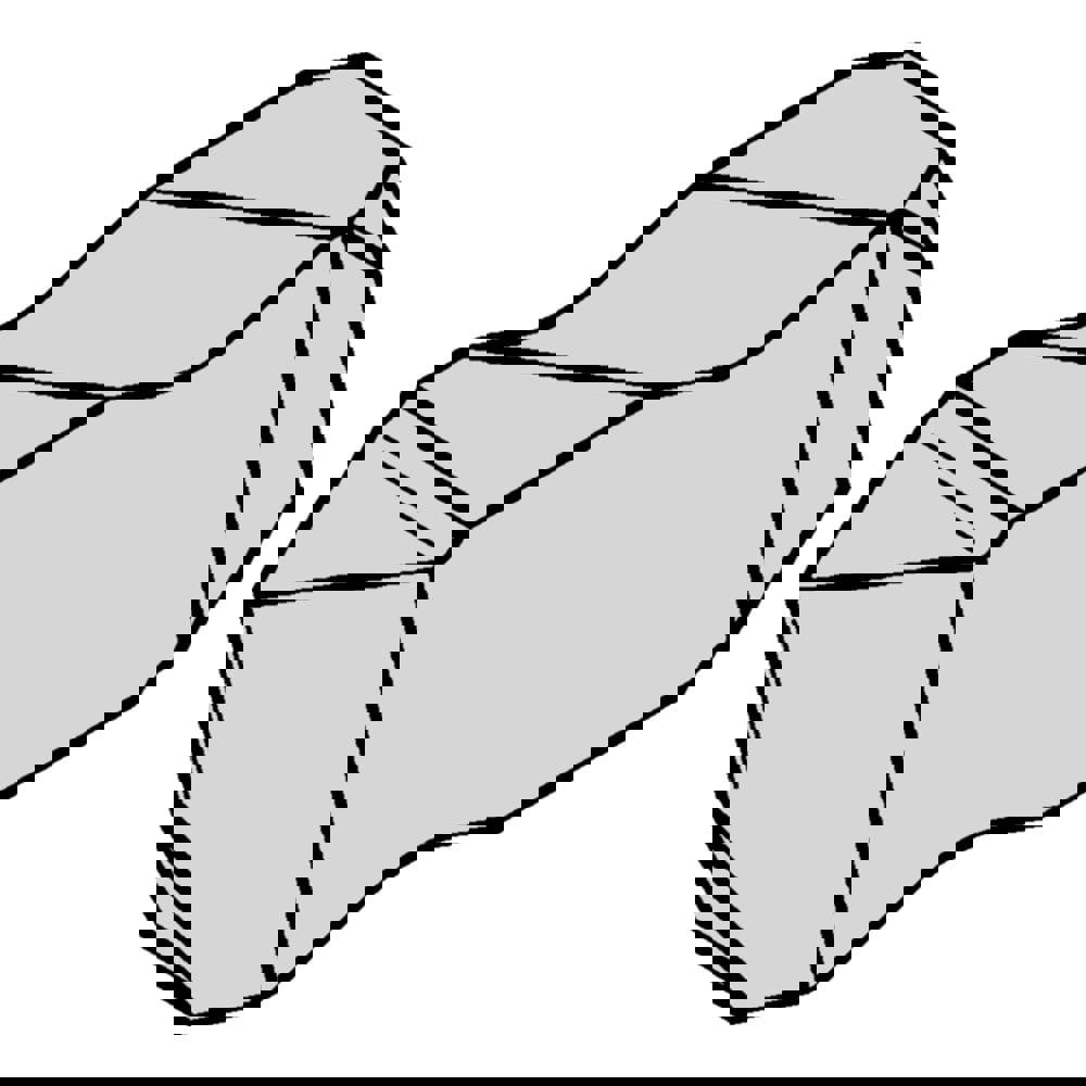 Threading Insert: 2 Size, NTP Style, TN6010 Grade, TN6010Grade, Carbide