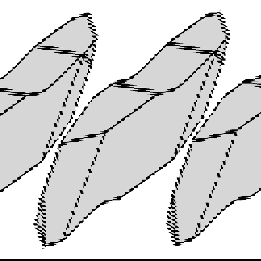 Threading Insert: 3 Size, NT Style, TN6025 Grade, TN6025Grade, Carbide