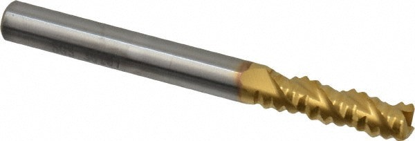 Corner Radius End Mill: 1/4