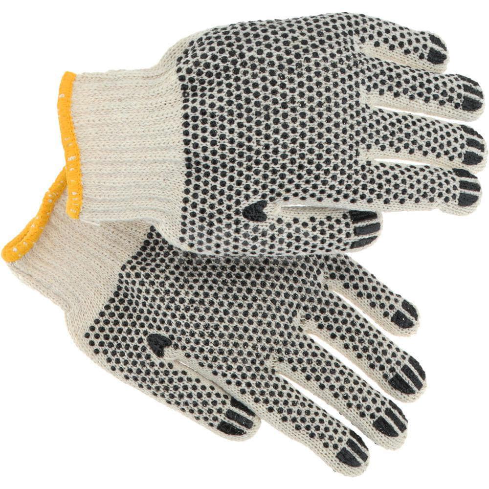 Work Gloves: PRO-SAFE Size Small, PVC-Coated Cotton Blend, General Purpose