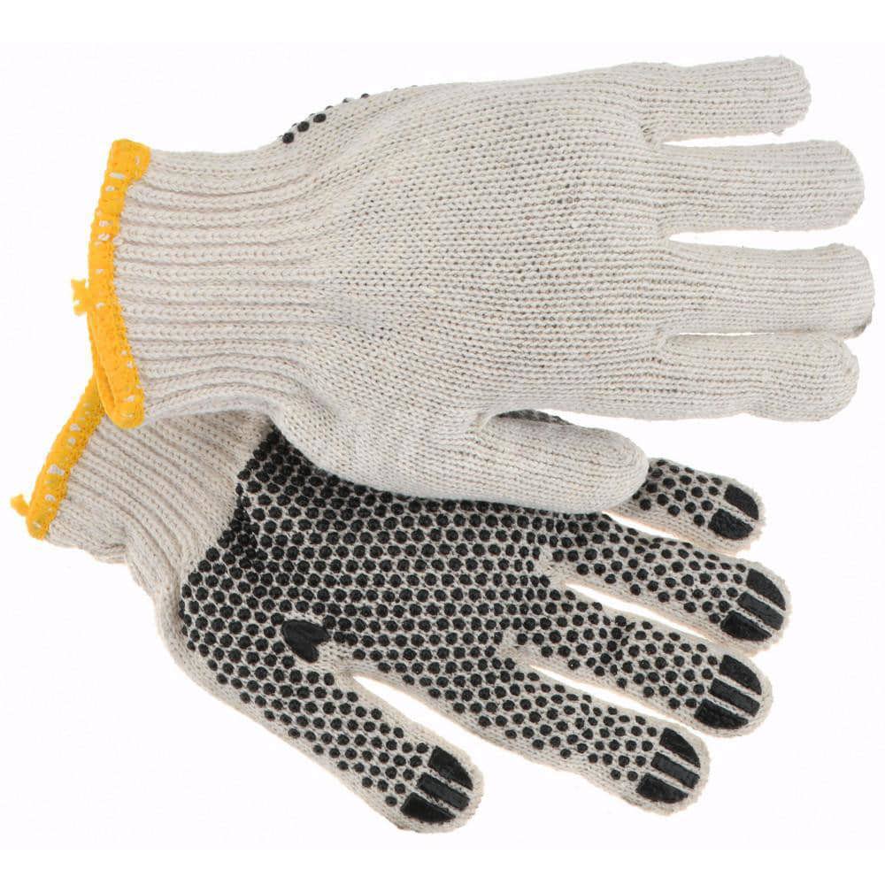 Work Gloves: PRO-SAFE Size Small, PVC-Coated Cotton Blend, General Purpose