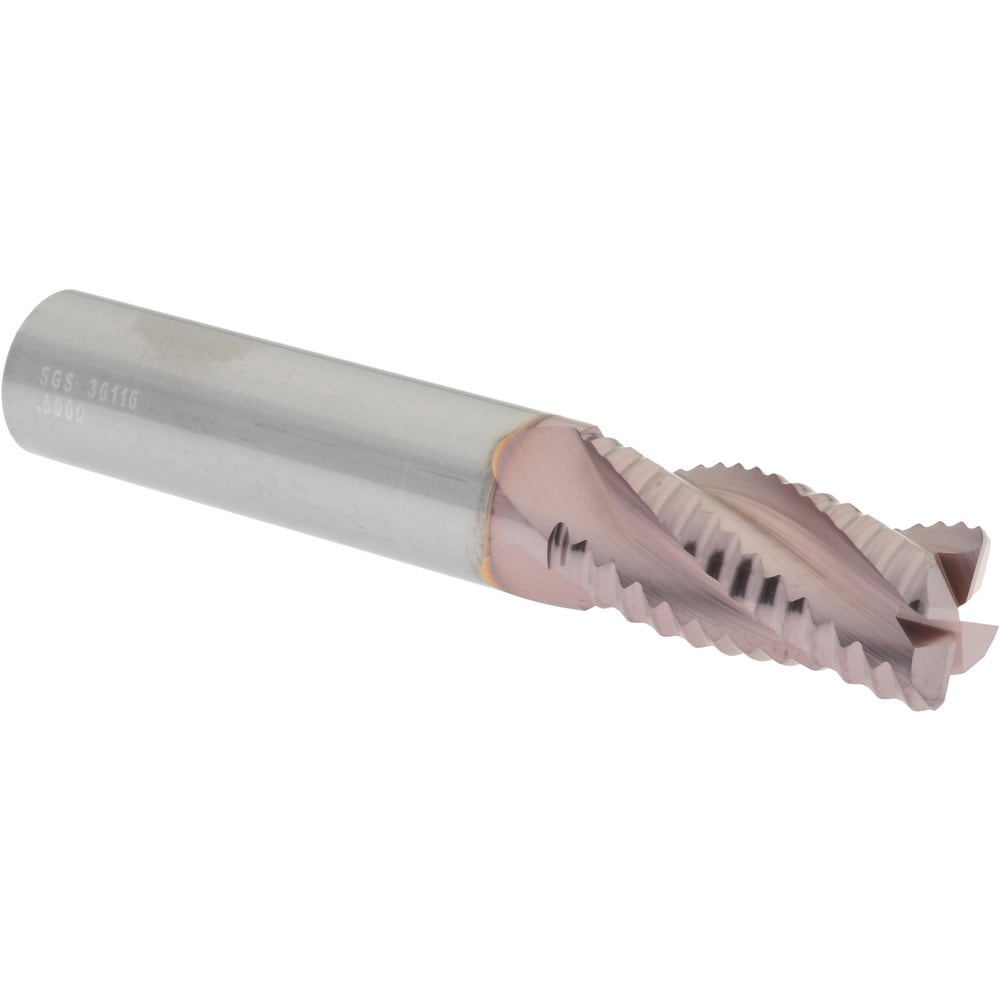 Corner Radius End Mill: 1/2