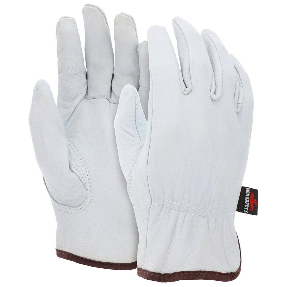Work Gloves: Memphis 3611, Size Medium, Goatskin Leather Lined, Goatskin Leather, General Purpose