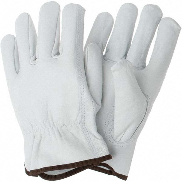 Size L Leather Abrasion & Puncture Resistant Work Gloves