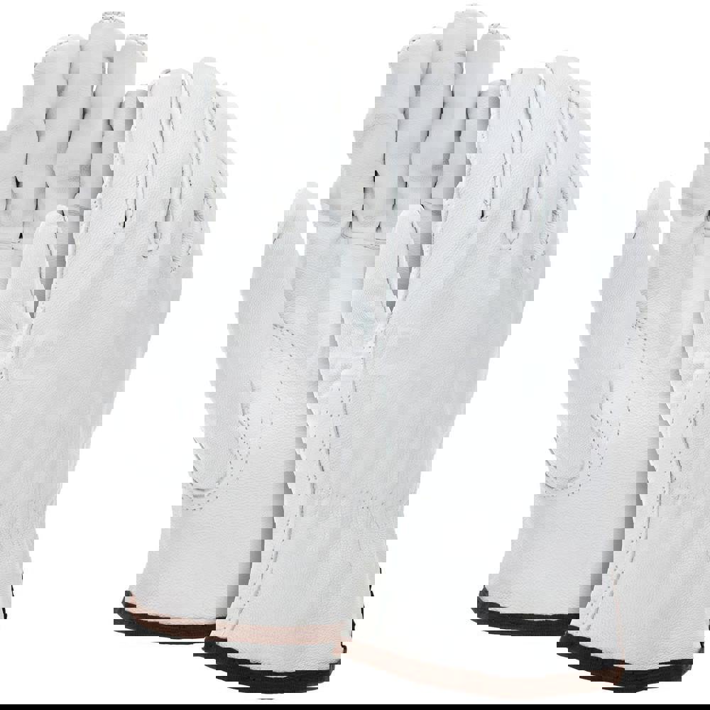 Size M Leather Abrasion & Puncture Resistant Work Gloves