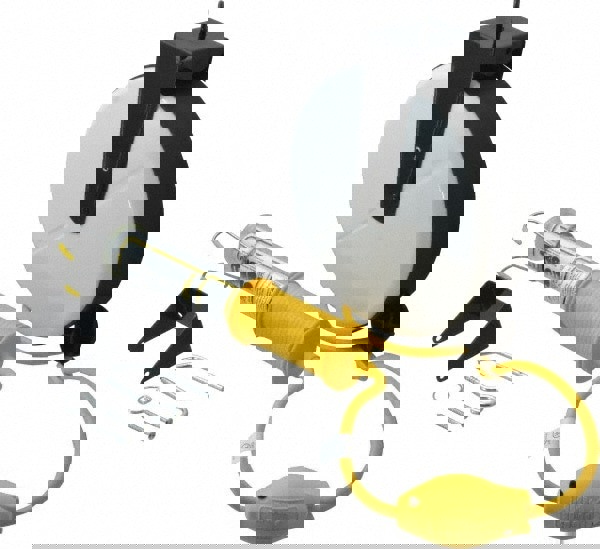 Cord & Cable Reel: 18 AWG, 40' Long, Fluorescent Hand Lamp End