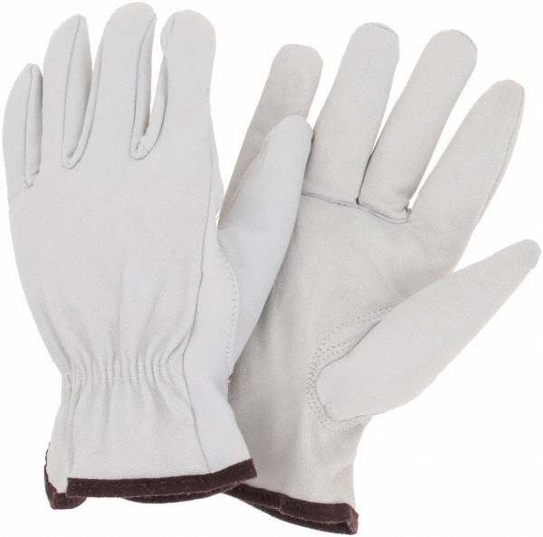 Work Gloves: Memphis 3613, Size Large, Goatskin Leather Lined, Goatskin Leather, General Purpose