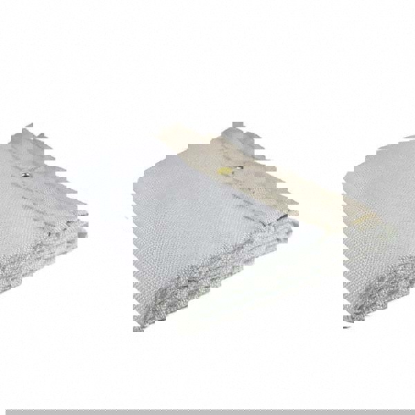 Welding Blankets, Curtains & Rolls; Material: Fiberglass ; Width (Feet): 5.00 ; Material Weight (oz/sq. yd.): 24 ; Color: White ; Grommet: Yes ; Thickness: 0.0300