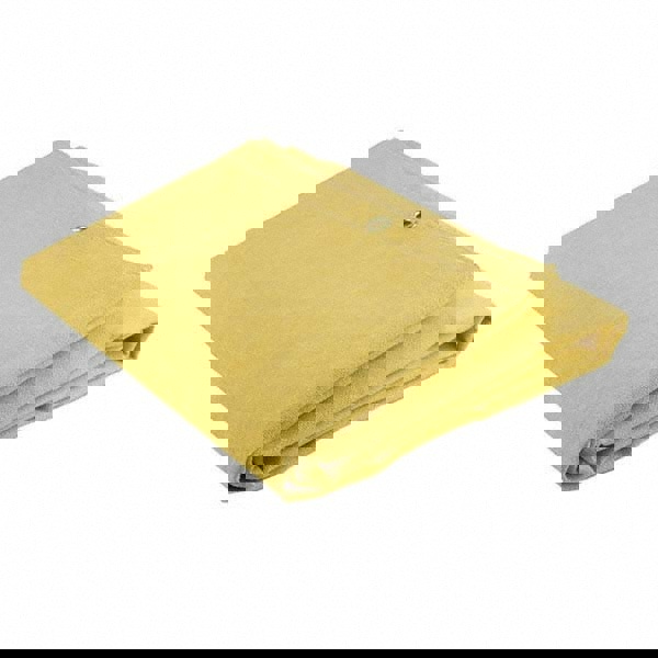 Welding Blankets, Curtains & Rolls; Material: Acrylic; Fiberglass ; Width (Feet): 10.00 ; Material Weight (oz/sq. yd.): 23 ; Color: Yellow ; Grommet: Yes ; Thickness: 0.0300