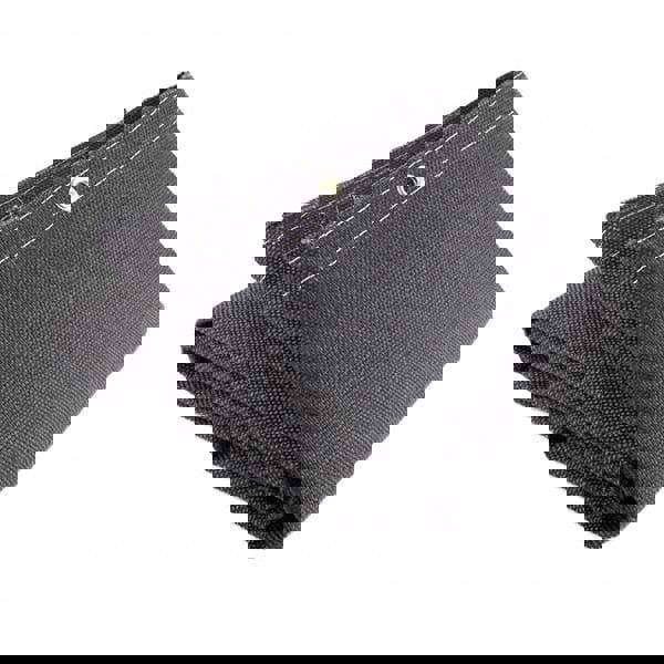 Welding Blankets, Curtains & Rolls; Material: Fiberglass; Vermiculite ; Width (Feet): 8.00 ; Material Weight (oz/sq. yd.): 24 ; Color: Black ; Grommet: Yes ; Thickness: 0.0300