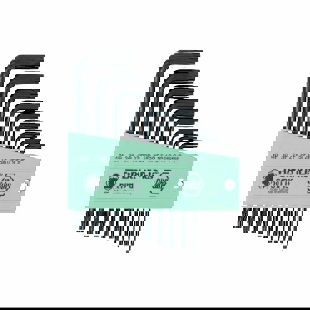 Torx Plus Key Set: 9 Pc, L-Handle, IP8 to IP40