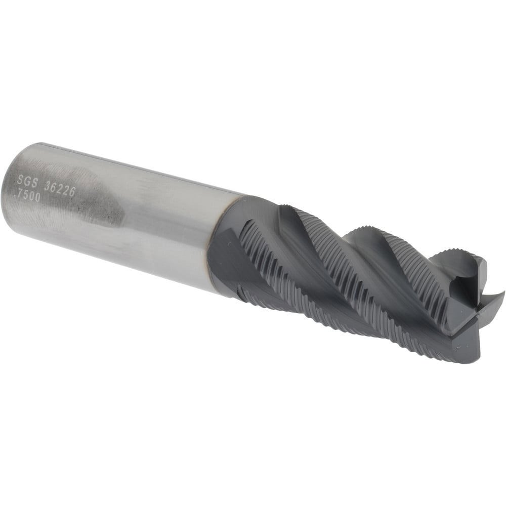Corner Radius End Mill: 3/4
