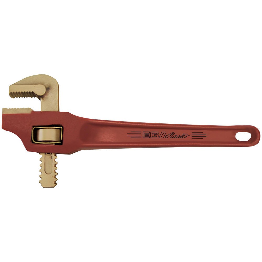Pipe Wrenches; Wrench Type: Corner Pipe Wrench 90 Deg; Offset; NonSparking ; Maximum Pipe Capacity (Inch): 2 ; Overall Length (Inch): 10 ; Material: Beryllium Copper ; Jaw Texture: Serrated ; Additional Information: Weight: 0.8 kg