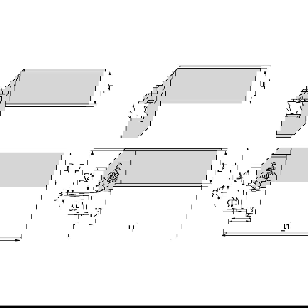 Indexable Grooving Toolholders; Internal or External: External ; Toolholder Type: External Grooving ; Insert Seat Size: 3 ; Hand of Holder: Right Hand ; Cutting Direction: Right Hand ; Maximum Depth of Cut (Decimal Inch): 0.2098