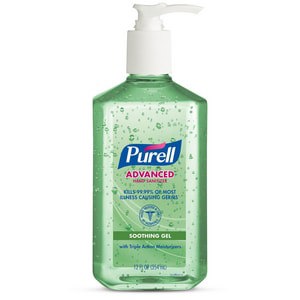 12OZ GEL HAND SANI 70% ALC PUMP
