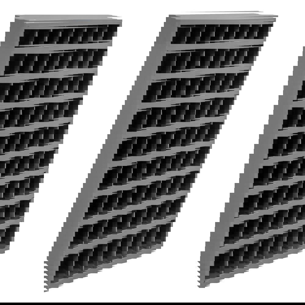 72 Bin Bin Shelving Unit with Openings