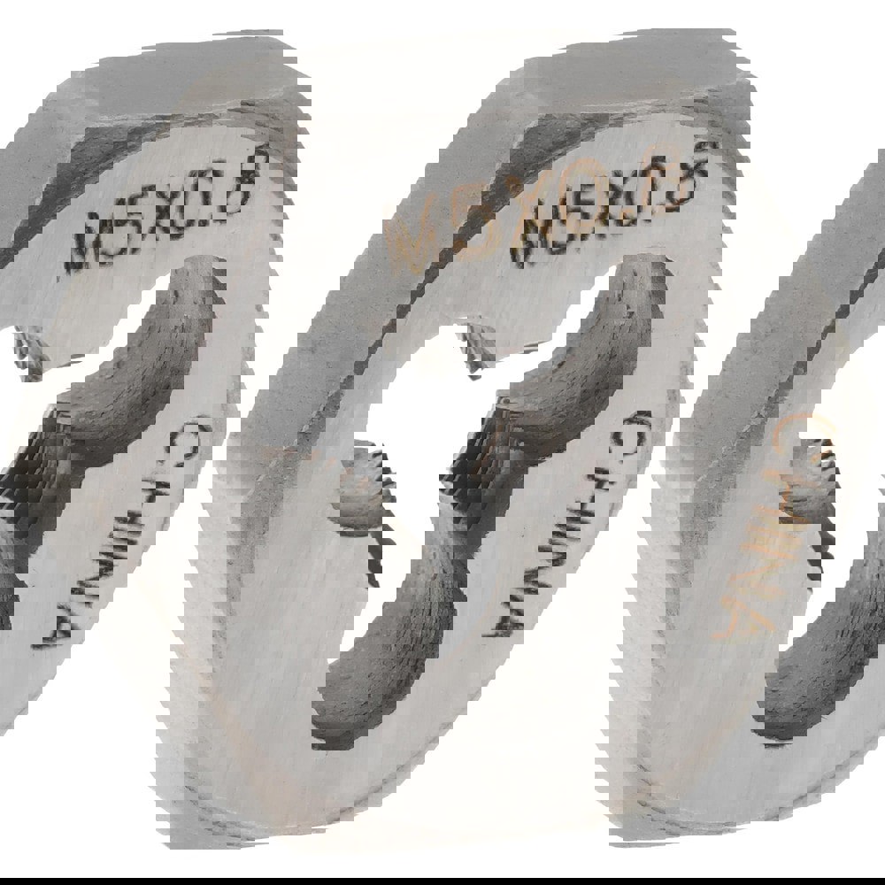 Hex Rethreading Die: M5x0.8, Right Hand, Carbon Steel