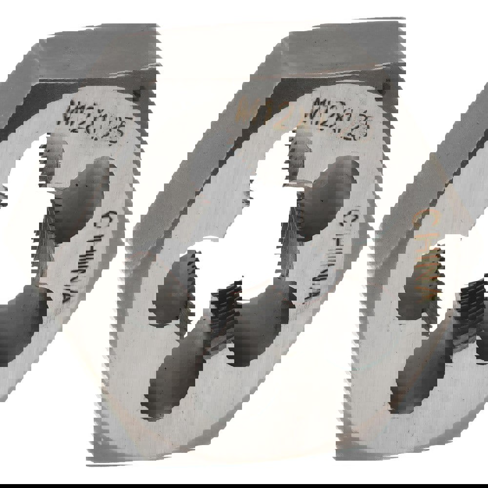 Hex Rethreading Die: M12x1.25, Right Hand, Carbon Steel