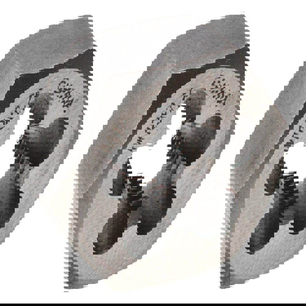 Hex Rethreading Die: M12x1.75, Right Hand, Carbon Steel