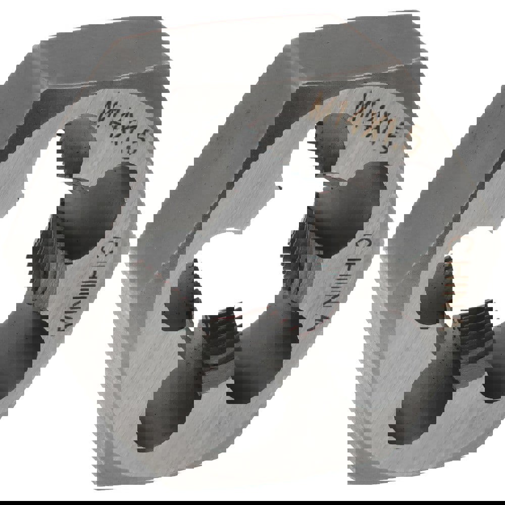 Hex Rethreading Die: M14x1.5, Right Hand, Carbon Steel