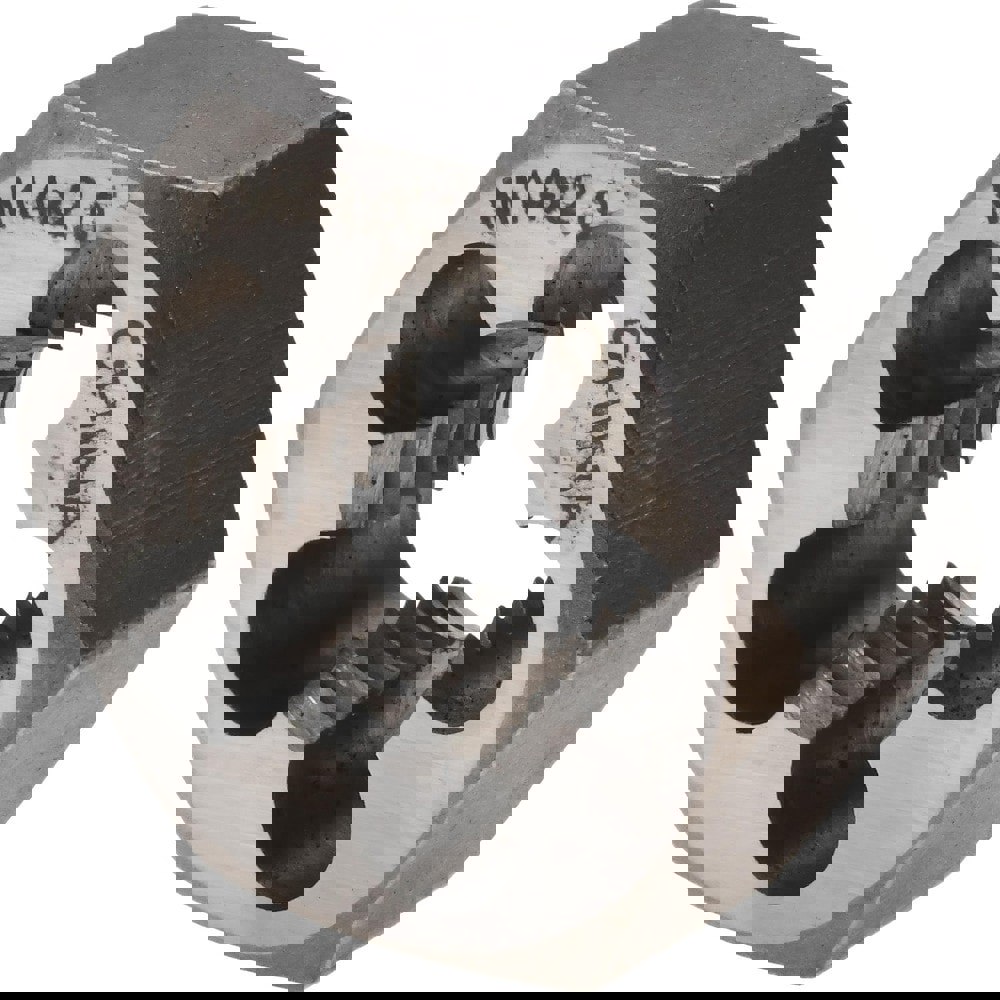 Hex Rethreading Die: M14x2, Right Hand, Carbon Steel