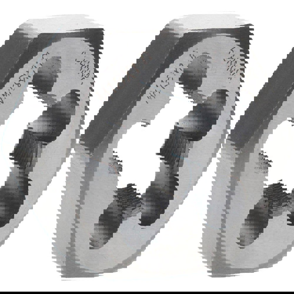 Hex Rethreading Die: M18x1, Right Hand, Carbon Steel