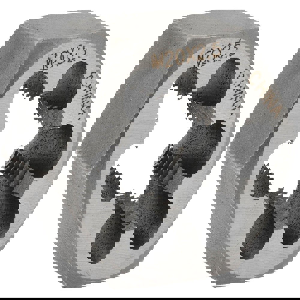 Hex Rethreading Die: M20x2.5, Right Hand, Carbon Steel