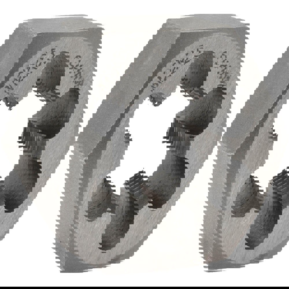 Hex Rethreading Die: M22x2.5, Right Hand, Carbon Steel