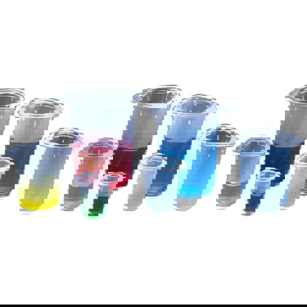 Beakers & Pipettes; Beaker Type: Three Corner Graduated Beaker ; Volume Capacity: 400.0ml ; Material: Polypropylene ; Maximum Temperature: 180F ; Labware Transparency: Translucent ; Graduations: Yes