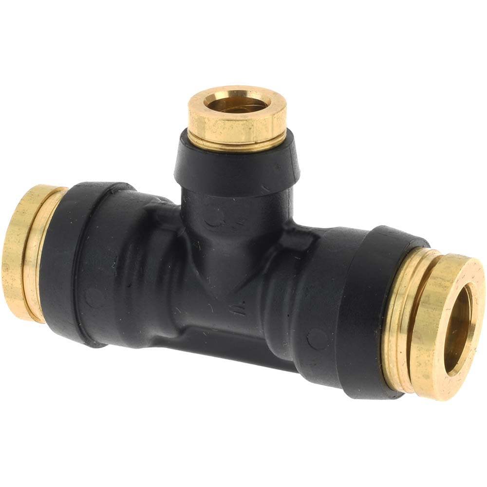 Push-To-Connect Tube Fitting: Union, 3/8 x 3/8 x 1/4