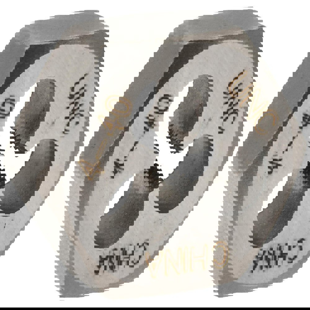 Hex Rethreading Die: #4-40, Right Hand, Carbon Steel