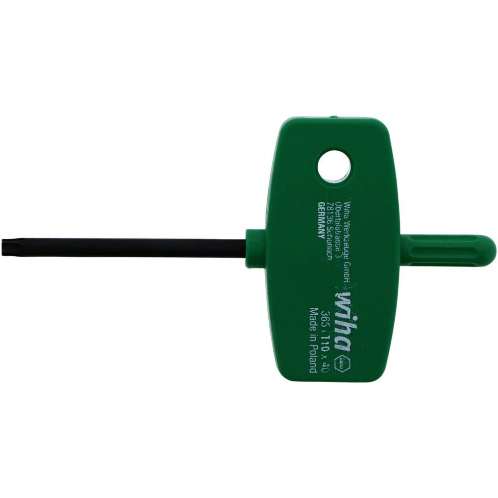 Torx Keys; End Type: Torx ; Torx Size: T10 ; Handle Type: Wing Handle ; Material: Chromium-Vanadium Steel ; Overall Length (Decimal Inch): 5.9000 ; Finish: Black Oxide