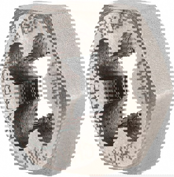 Hex Rethreading Die: 5/16-24, Right Hand, Carbon Steel