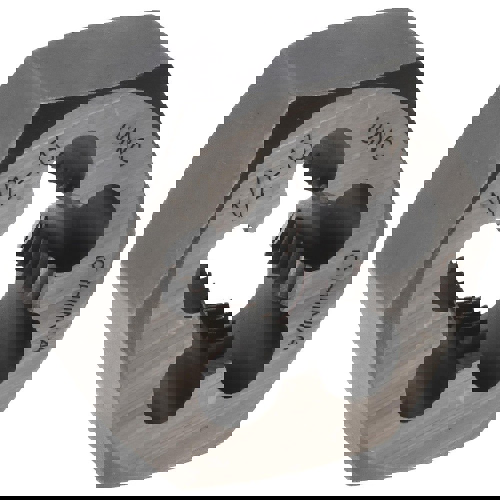 Hex Rethreading Die: 1/2-13, Right Hand, Carbon Steel